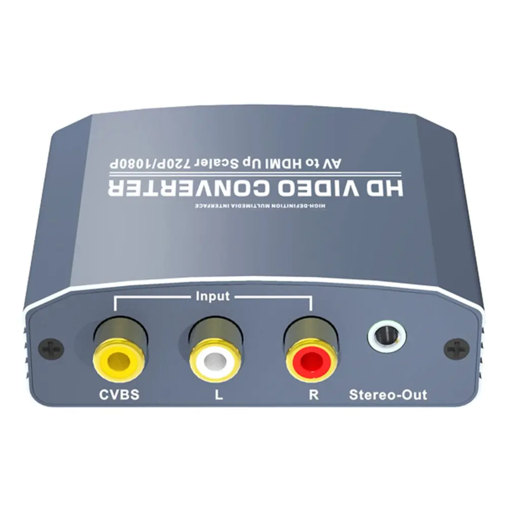 CVBS к HDMI+ стерео конвертер поддержка масштабирования 720 P/1080 60 Гц разрешение для PAL NTSC3.58 NTSC4.43 SECAM PAL/M PAL/N