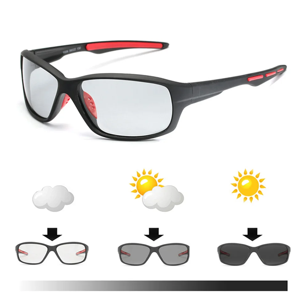 

2019 New Sport Photochromic Polarized Glasses Cycling Eyewear Bicycle Glass MTB Bike Bicycle Riding Cycling Car Accessories
