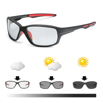 

2019 New Sport Photochromic Polarized Glasses Cycling Eyewear Bicycle Glass MTB Bike Bicycle Riding Cycling Car Accessories