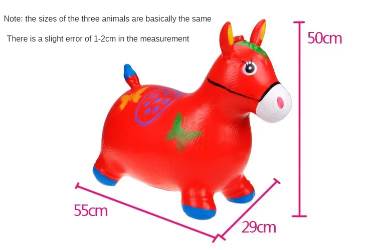 Детская музыка Прыгающая лошадь tiao lu воздушный насос надувная игрушка Толстая очень большая детская езда отправить сиденье