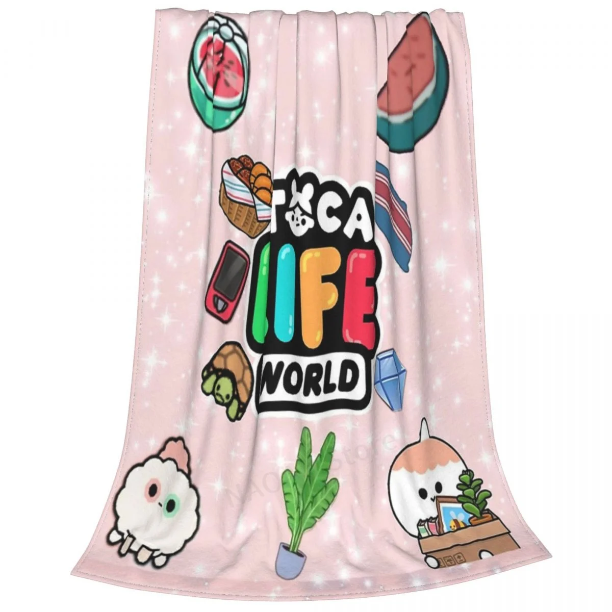 Toca Boca - Toca Boca 2021 - Toca Life World Throw Blanket Sheets On The  Bed Blanket/ On The Sofa Decorative Bedspreads - Blanket - AliExpress