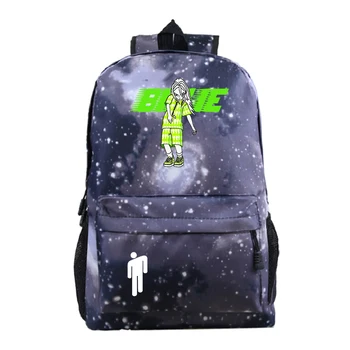 

Unique Billie Eilish Backpack Students School Bag Kids Back to School Backpack Unisex Teens Bookbag Boys Girls Travel Rucksack