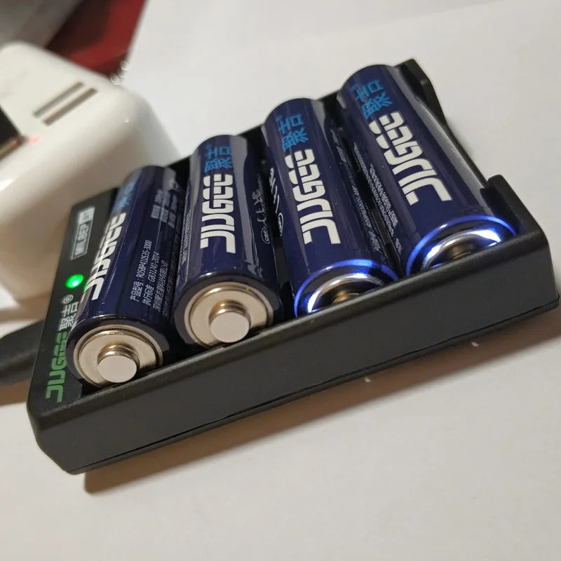 Перезаряжаемый литий полимерный ионный аккумулятор jugee 8pcs 1 5 v 3000mWh AA + USB зарядное