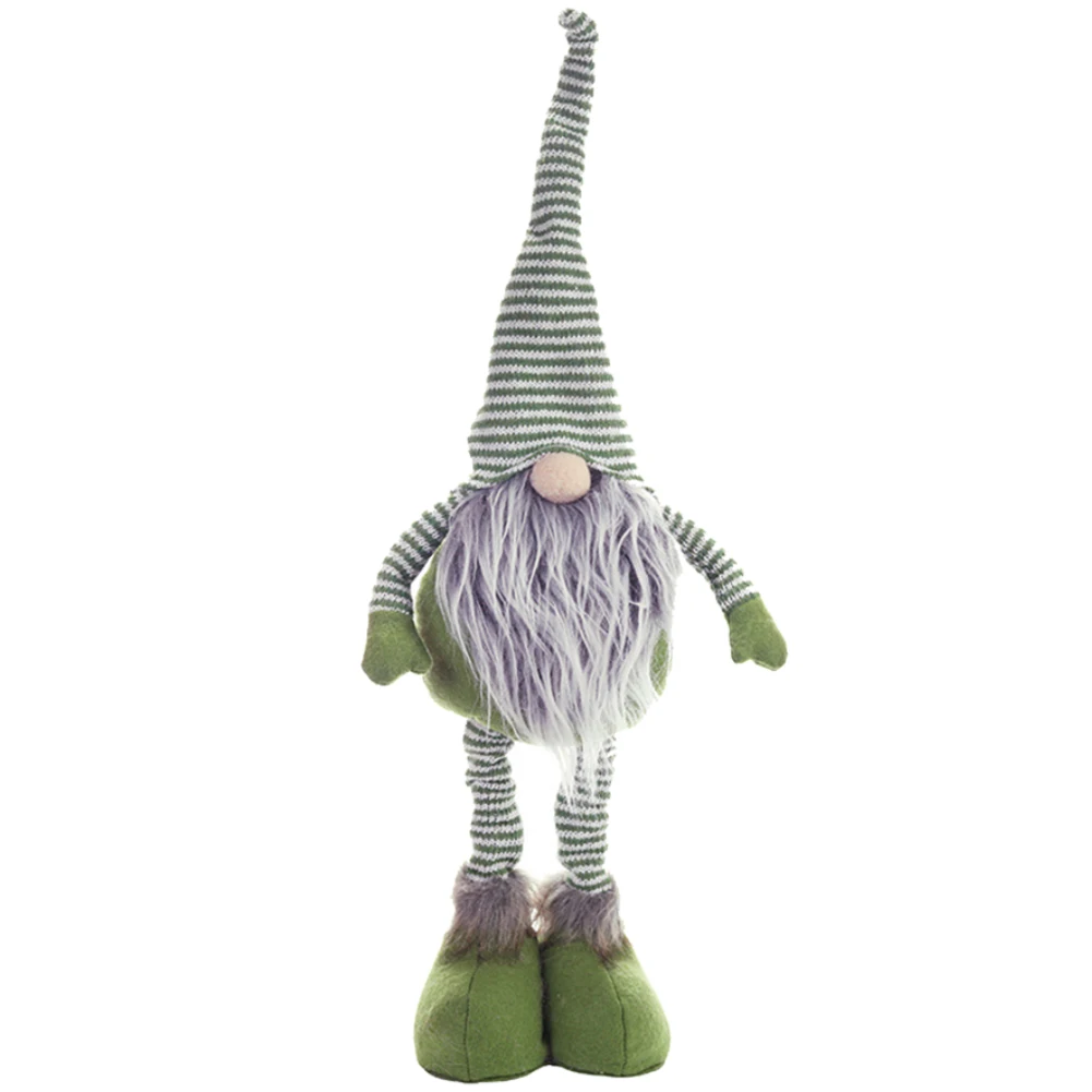 

Standing Table Striped Gnome Figurines Kids Toys Holiday Decoration Elf Christmas Doll Plush Faceless Swedish Home