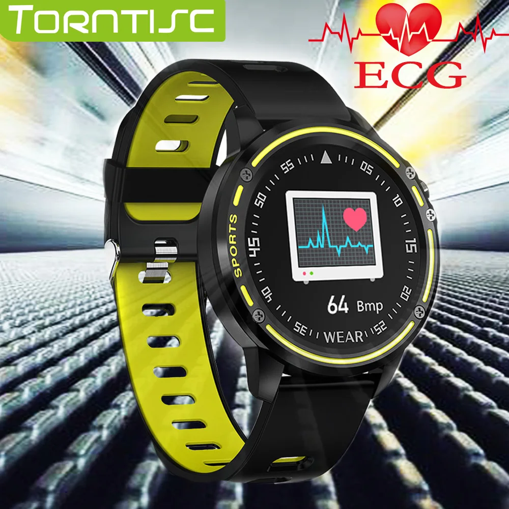 Torntisc ЭКГ PPG IP68 L8 Смарт-часы мужские пульсометр кровяное давление кислородный