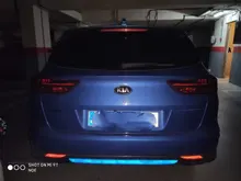 5 unids/set coche reflectancia Reflector adhesivo Auto accesorios Exterior cinta reflectante adhesiva Reflector de reflejo de advertencia