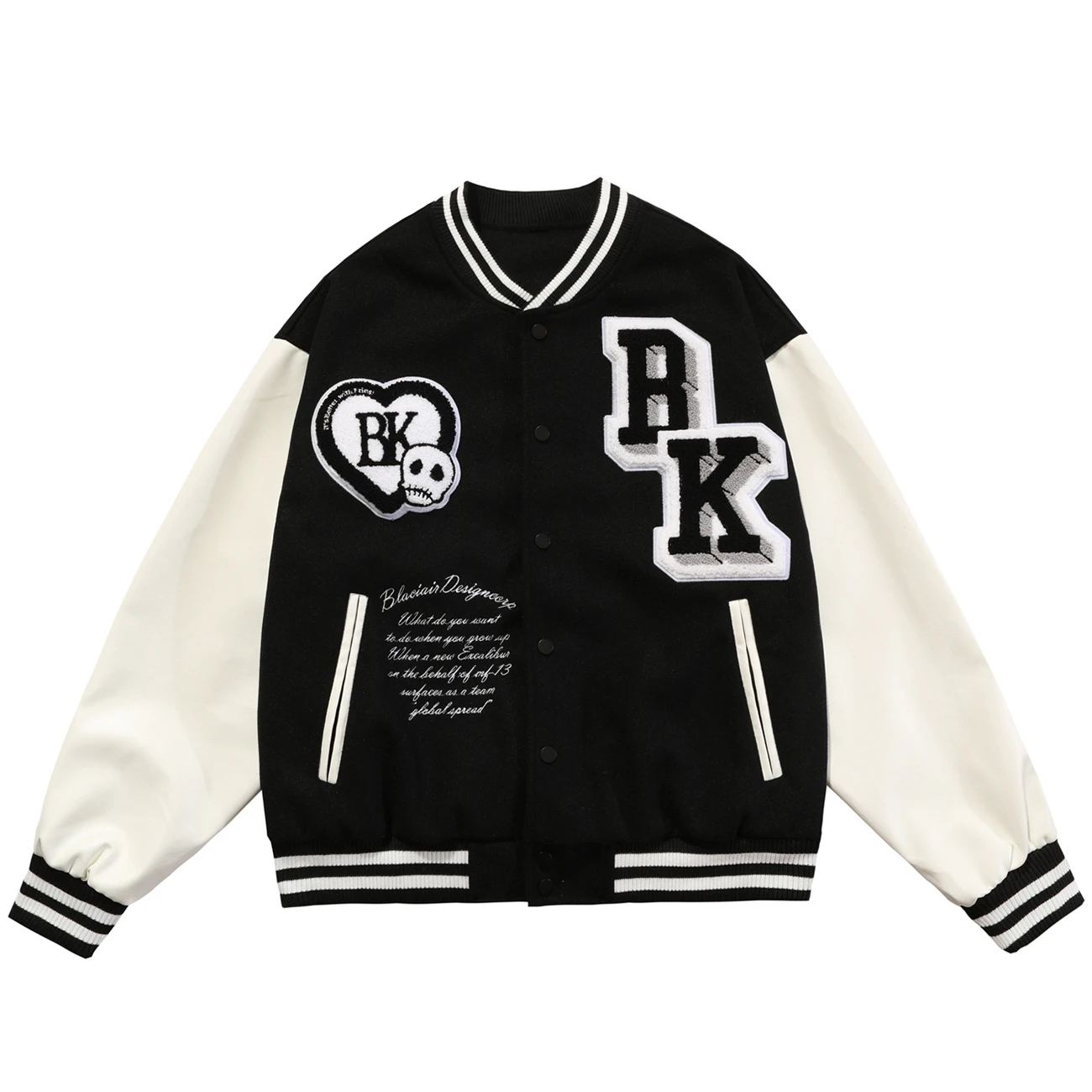 letter mens jacket