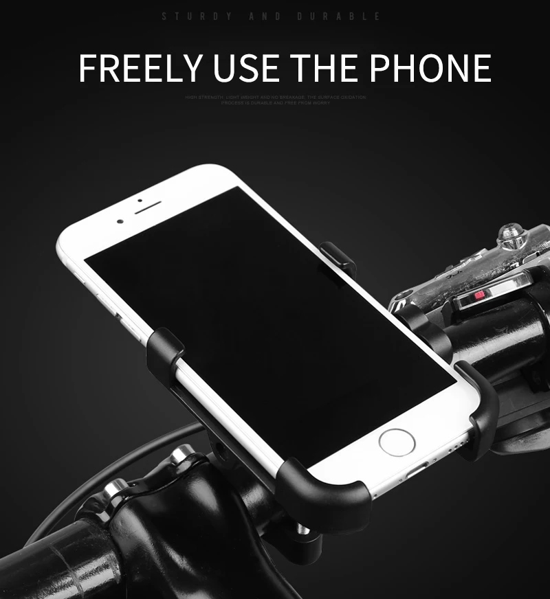 Универсальный держатель для мобильного телефона из алюминиевого сплава, регулируемый держатель для велосипеда, нескользящая подставка для мобильного телефона MTB, аксессуары для велоспорта