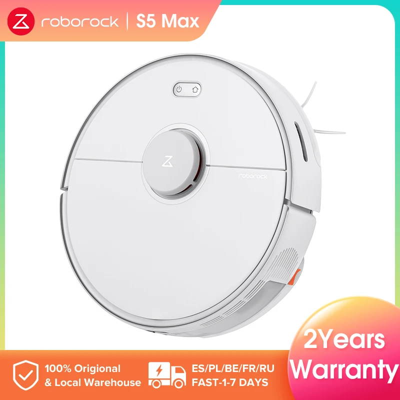 Roborock S5 Max Robot Vacuum Cleaner Automatic Smart Planned Sweeping Dust Washing Mop Mihome