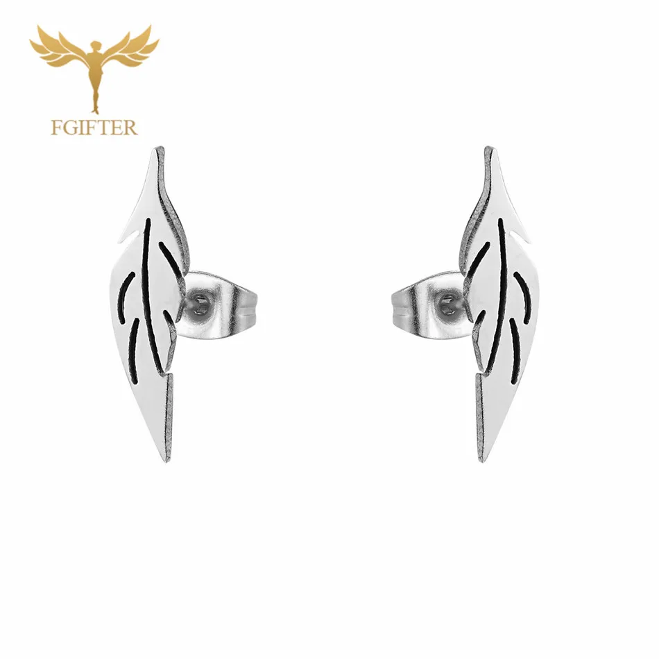 Leaf earrings Повседневные серьги в виде листьев, золотые серьги-гвоздики в растительном стиле, 12 пар, ювелирные изделия из нержавеющей стали для женщин, ювелирные изделия - Окраска металла: Leaf earrings