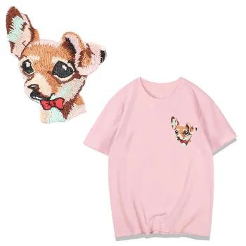 

Bee dog dinosaur Heat Transfer Patches For Stripe Clothes Patch A-level Washable Iron On Applique DIY Clothing Sticker