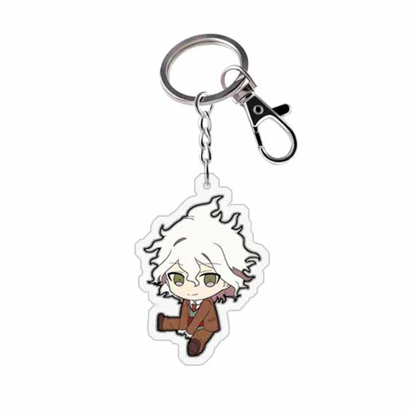 Аниме данганронпа Dangan Ronpa Komaeda Nagito акриловый брелок в виде фигуры брелок украшение Коллекция Модель игрушки Косплей