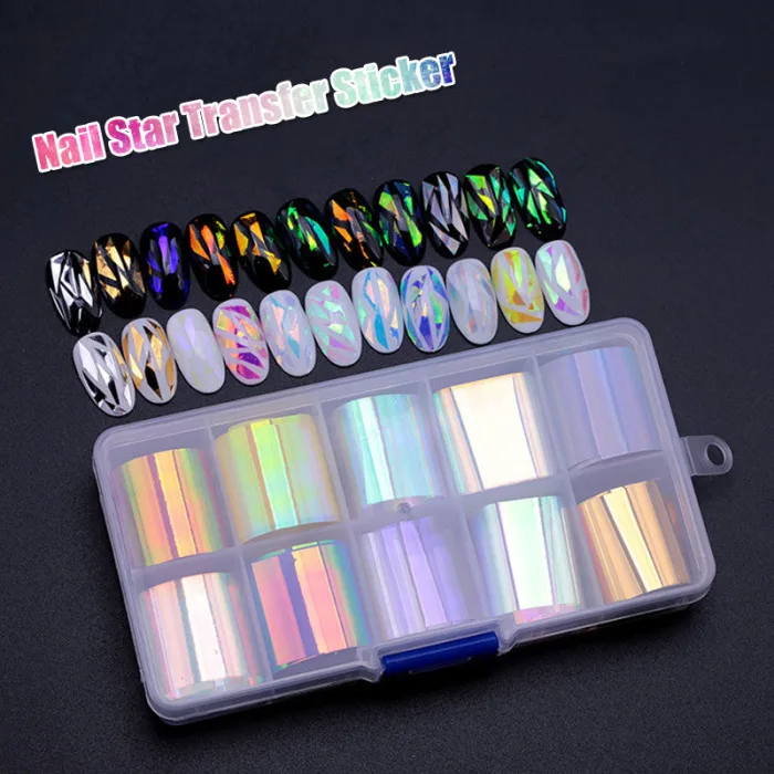Women Nail Art Star Transfer Sticker DIY Manicure Nail Decal Accessories HJL2019