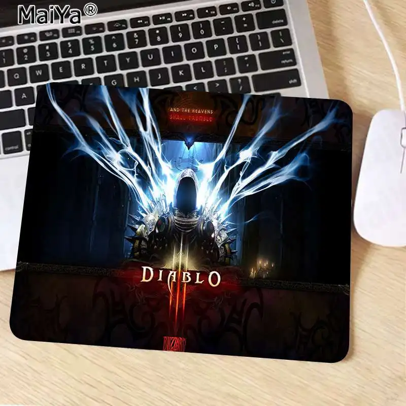 MaiYa нескользящий ПК Diablo ноутбук компьютерный коврик для мыши игровой коврик мышь