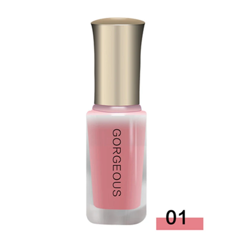 New Nail Polish Candy Nude Color Quick-drying Translucent Jelly Nail Polish 10ML Environmental Protection Lasting Unpeelable Hot - Color: 01