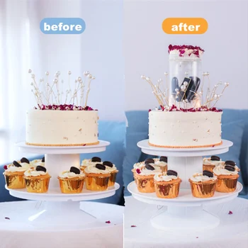

Birthday Cake Stand With Surprize Gift Box Surprising Magic Cake Stand