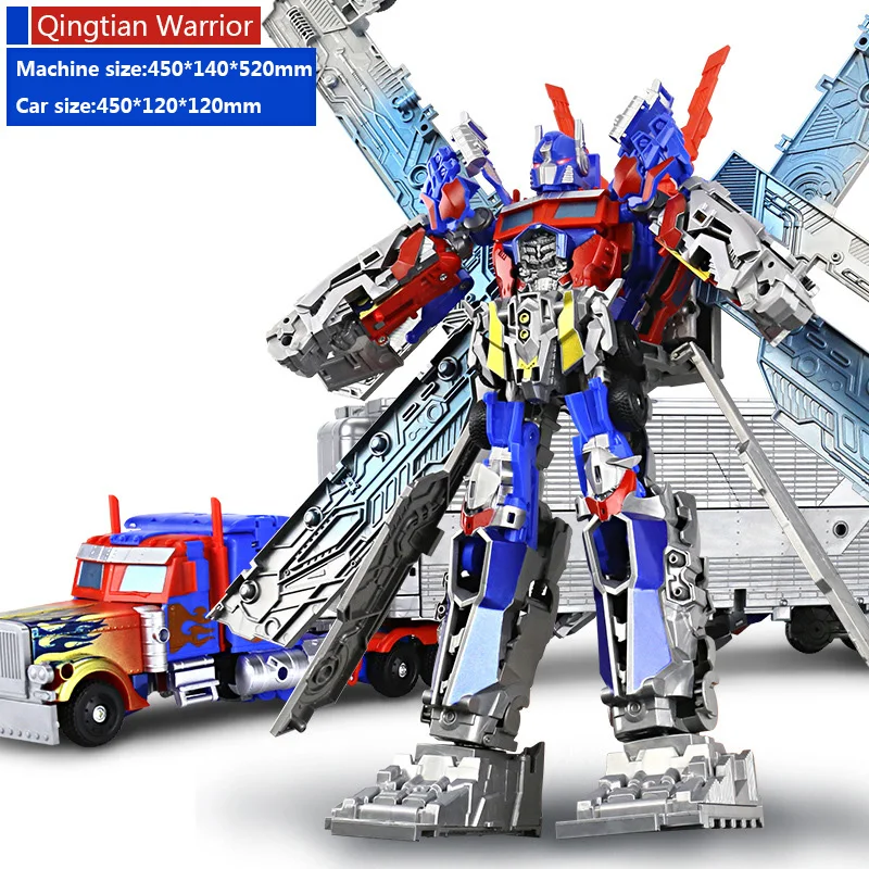 no box Робот-трансформер игрушки серии автомобилей аниме Optimus Prime Skyfire жилет робот Abs пластик для детей мальчиков игрушки модели образовательных игрушек - Цвет: no box
