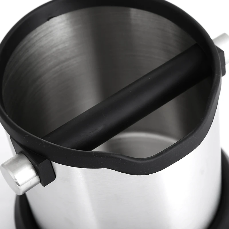 1800 мл нержавеющая сталь эспрессо выдувная коробка Нескользящая молотый кофе свалка мусорное ведро со съемной бар выдувная бариста