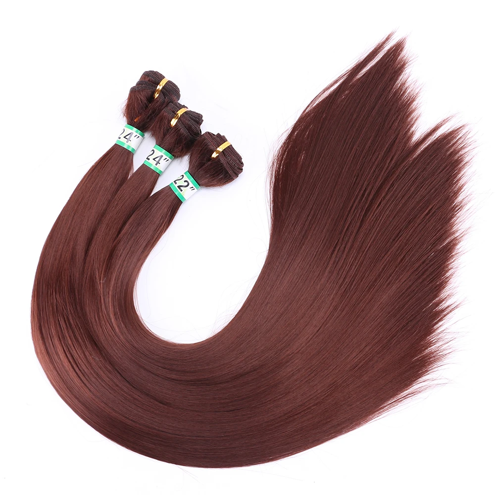 synthetic straight hair