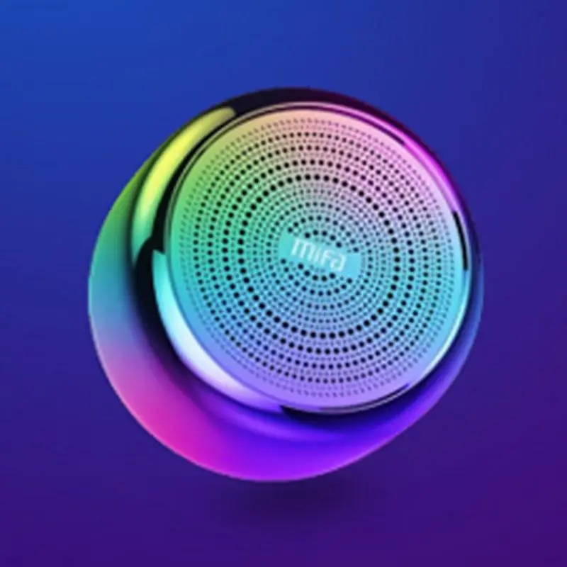 Мини портативный Bluetooth динамик Встроенный микрофон алюминиевый сплав корпус беспроводной Bluetooth 4,2 динамик Mp3 музыкальный плеер
