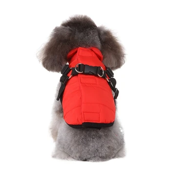 

Dog Harness Jacket Coat Clothes Winter Warm Small Dogs Clothing Chihuahua Vest French Bulldog Thickening Coat Pet Supplies New