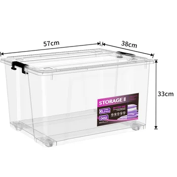 

Desolator の Wood High Transparent Plastic Storage Box g