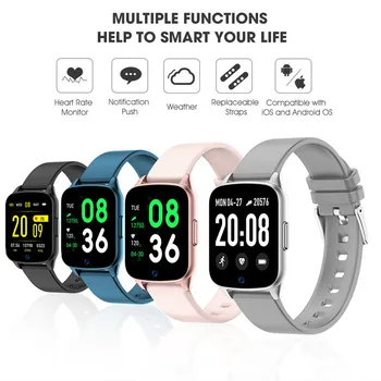 

KW17 Smart Watch men IP67 Waterproof 1.3 inch Screen Pedometer Heart Rate Monitor Smart Watch for Android ios