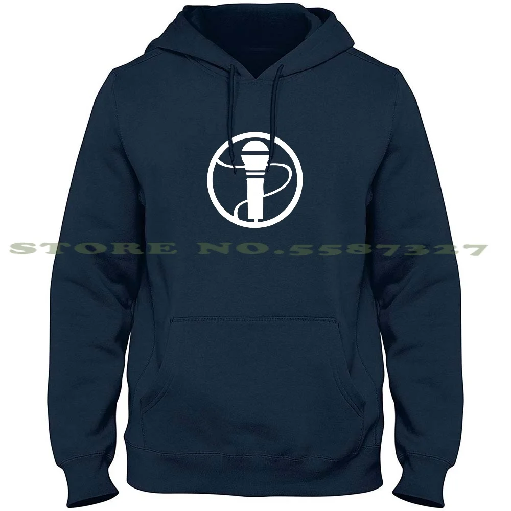 Microphone Design Streetwear Sport Hoodie Sweatshirt Micro Sound Cantante Bass Guitar Movie Logo Cool Rock Band | Мужская одежда