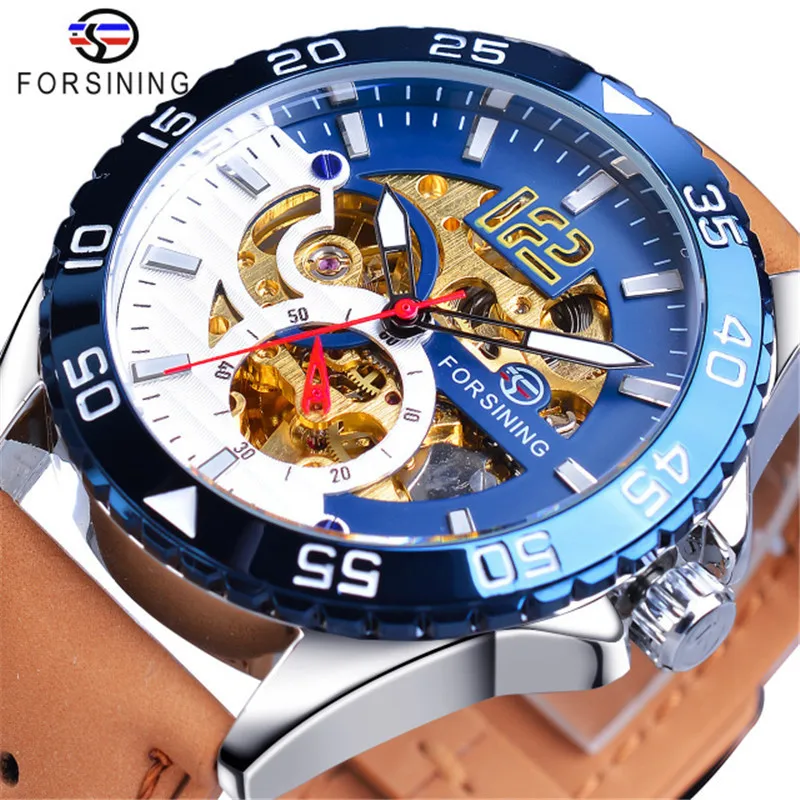 

Forsining Style Fashion Casual Hollow out Waterproof Automatic Analog Watch