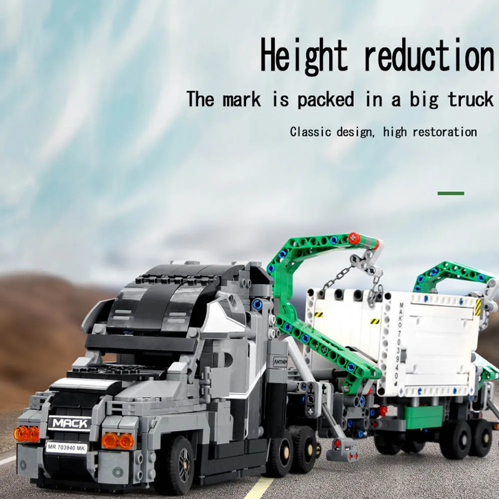 #Special Offers 1202PCS Container Truck Blocks Vehicles Car Building Blocks Technic Car DIY Bricks Educational Construction Toys for Children #Special Offers 1202PCS Container Truck Blocks Vehicles Car Building Blocks Technic Car DIY Bricks Educational Construction Toys for Children