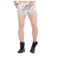 Модные мужские шорты, купальники, Повседневная пляжная одежда с принтом, плавки, Пляжные штаны