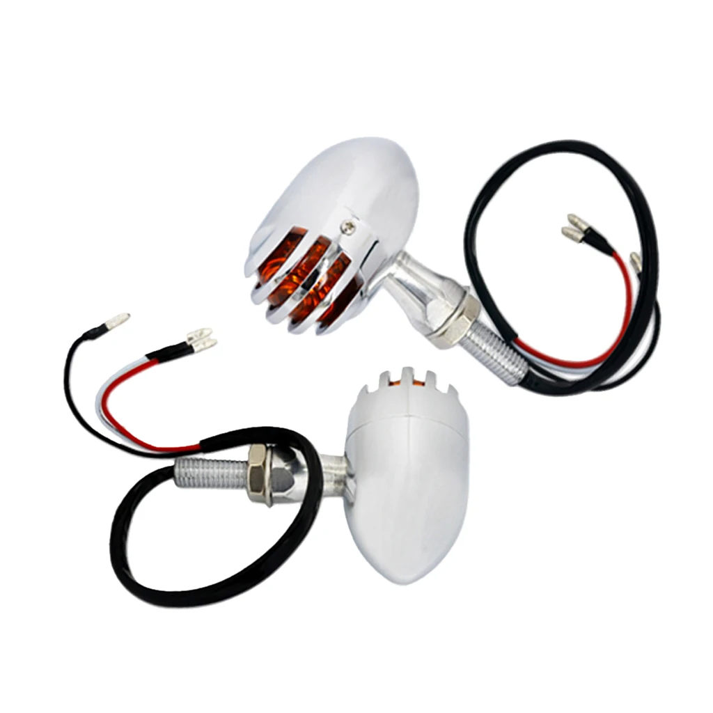 Universal Car Tail Bulb Brake Lights 12V Auto Reverse Lamp Daytime Running Signal Light Fits for 10mm Hole Fairing