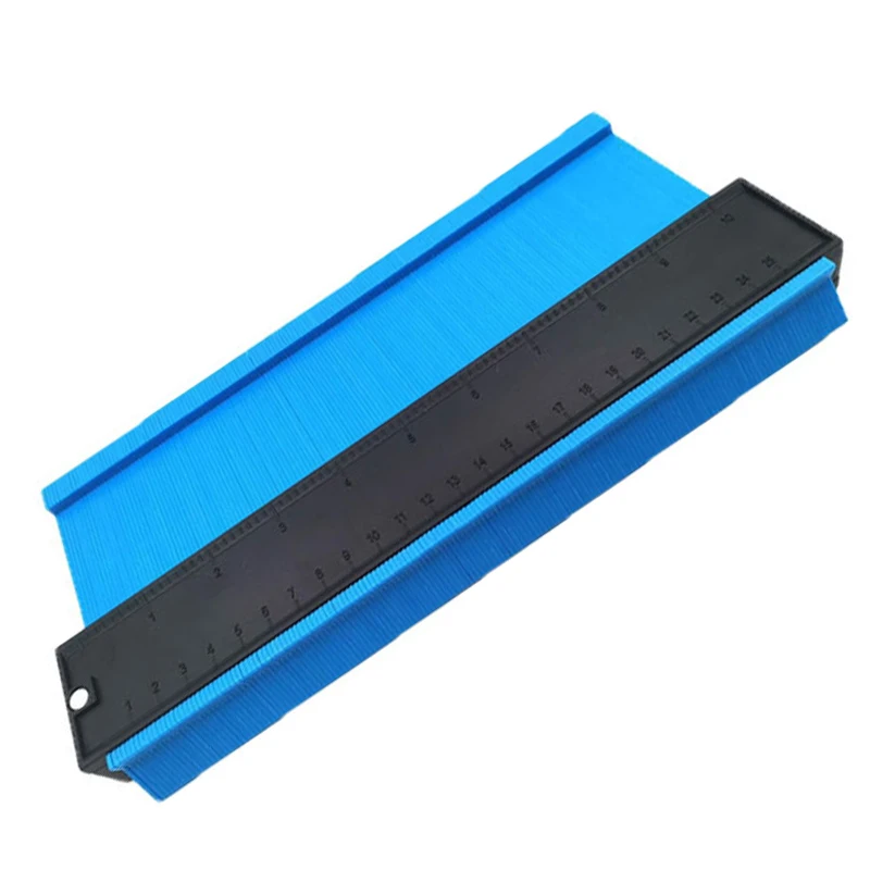 5 дюймов/120 мм контурный дубликатор для копирования тонкозубообразных профилей инструмент для обмотки ламинат воздуховоды плитка деревянная маркировка пластик - Цвет: Синий