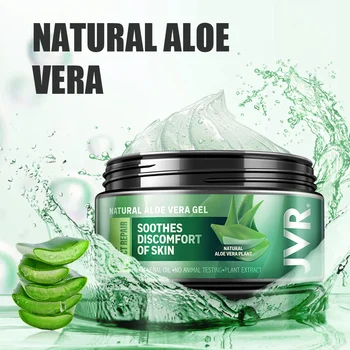 

JVR Natural Aloe Soothing Gel Aloe Vera Gel Skin Care Remove Acne Hydrate Moisturizing Day Cream After Sun Lotions Aloe Gel 120g
