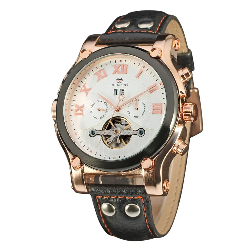 

Switzerland Watch Forsining Genuine Product Fashion Casual Large Dial Fully Automatic Analog Watch
