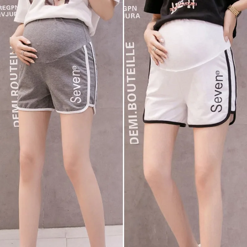 Spring summer maternity short pants pregnancy shorts pregnant jeans maternity shorts pants Loose size M L XL XXL