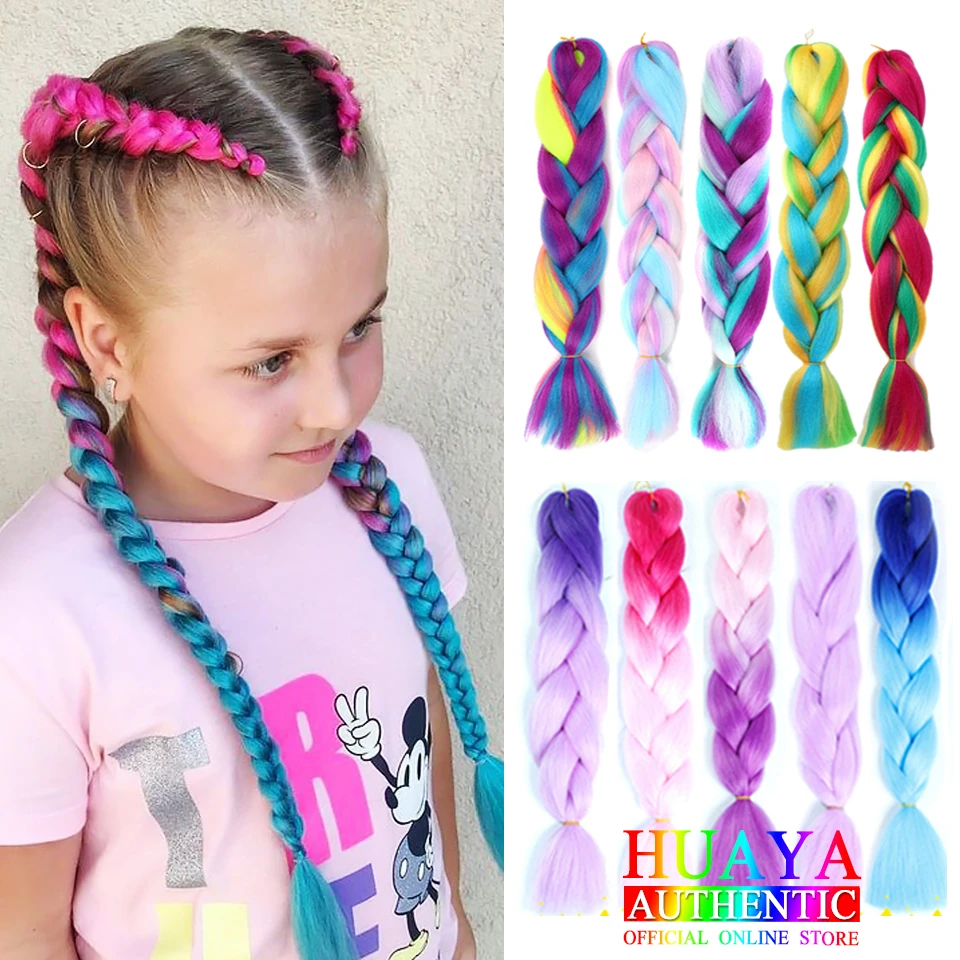 braids with synthetic hair