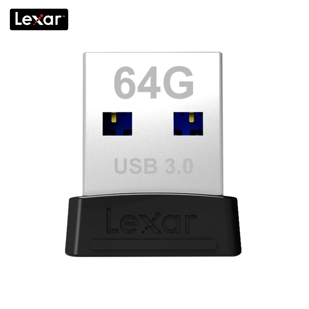 Lexar JumpDrive S47 UBS 3,0 флеш-накопитель 32 Гб 64 Гб 128 ГБ USB 3,0 высокоскоростной мини авто USB флеш-накопитель