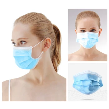 

100pcs Fashionable Dust-proof Masks For Unisex