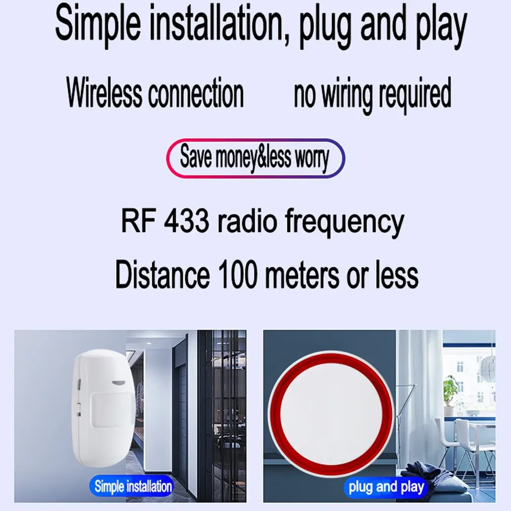 Умный Wifi+ GSM Многофункциональный одиночный/двойной сетевой сигнализации Набор беспроводной противоугонной сигнализации домашняя система охранной сигнализации комплекты