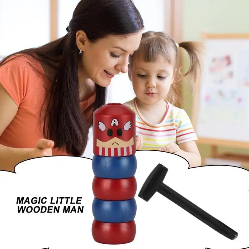 Волшебная игрушечная бутафория, отличное прочное пластиковое ремесло, не сбиваемый злодей, бесземный Дарума, неукротимый злодей Японии