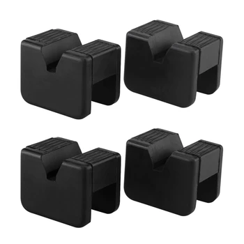 

Jack Pad Adapter For Jack Stand 2-3 Ton Universal Rubber Slotted Frame Rail Pinch Welds Protector(4 Pack)
