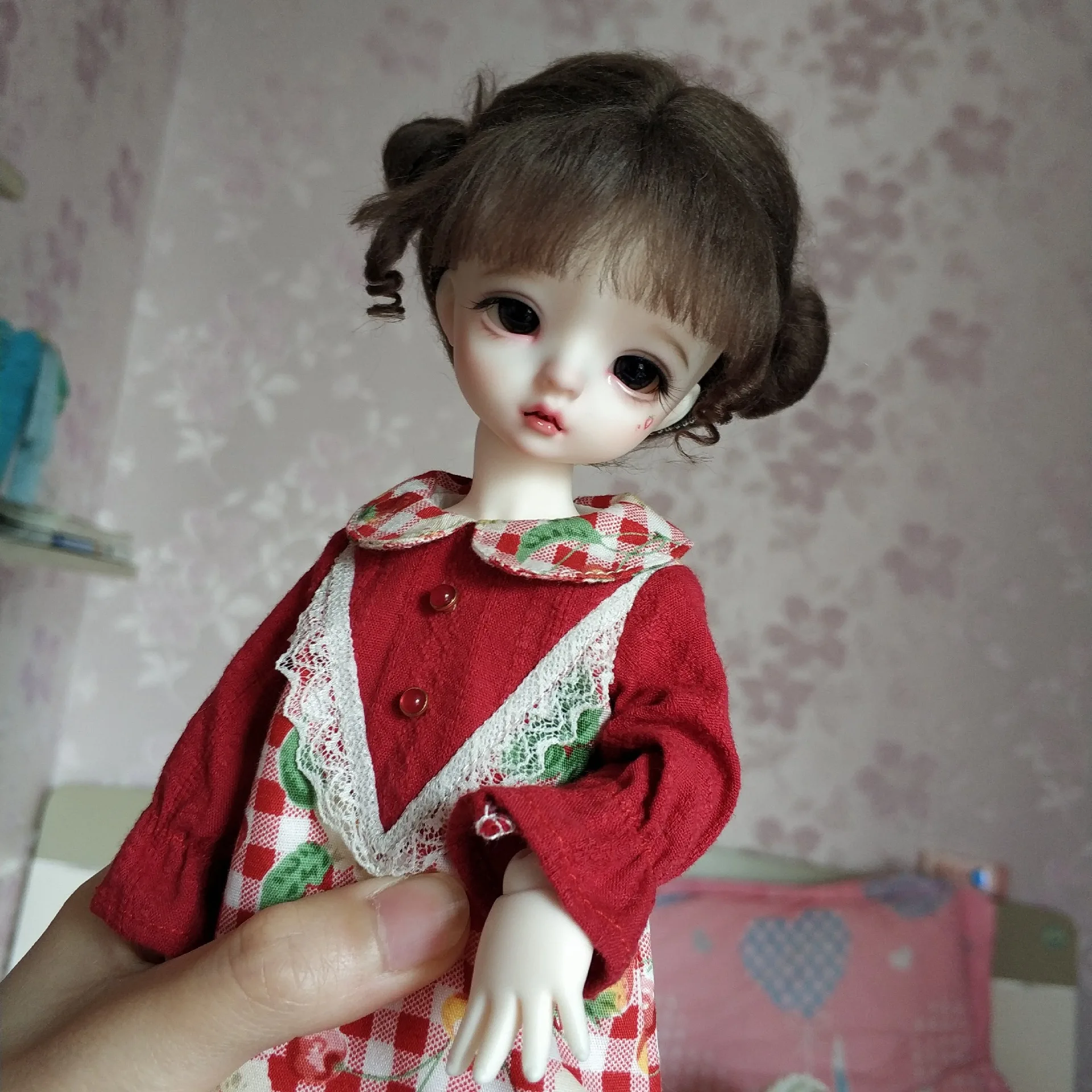 

1/6 1/8 парики для кукол индивидуальная Настройка модный красивый Многоцветный длинный парик для кукол волос милая прическа принцессы 1/4 30 см игрушка для девочек