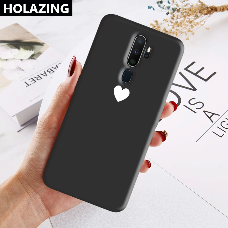 Мягкий силиконовый чехол для OPPO A9 A5 A3S A7 AX7 AX5S с изображением сердца ярких цветов