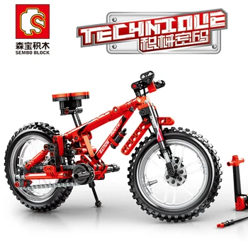

Sembo Block Technic Building Blocks Set Finger Bicycle Constructor Toys for Children Models to Build Adults Bricks
