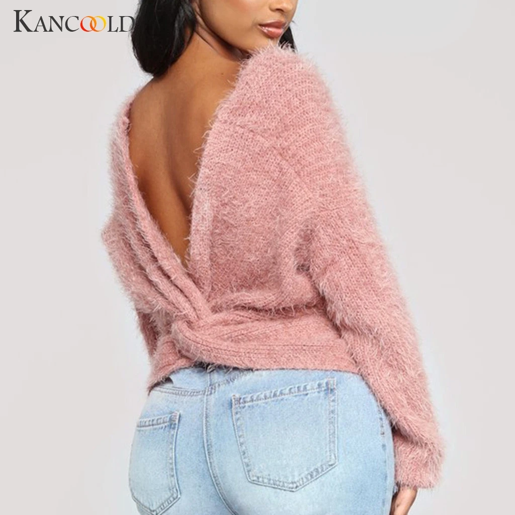 KANCOOLD, новинка, Модные женские сексуальные топы с длинным рукавом ...