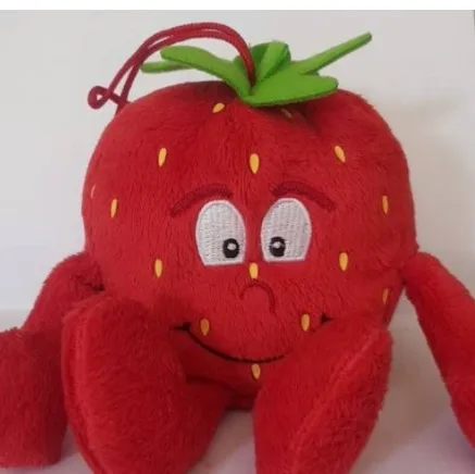 Бабочка плюшевая кукла пчела Божья коровка мягкие игрушки для детей подарок на день рождения Рождество - Цвет: Mini stryberry