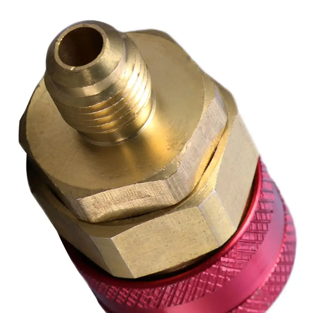 Автомобильный соединитель Freon R134A H/L 2 шт. латунные адаптеры охлаждающий