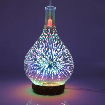 

Humidifier Oil Diffuser 3D Glass Aromatherapy Mist Sprayer for Home Office Sleep GQ