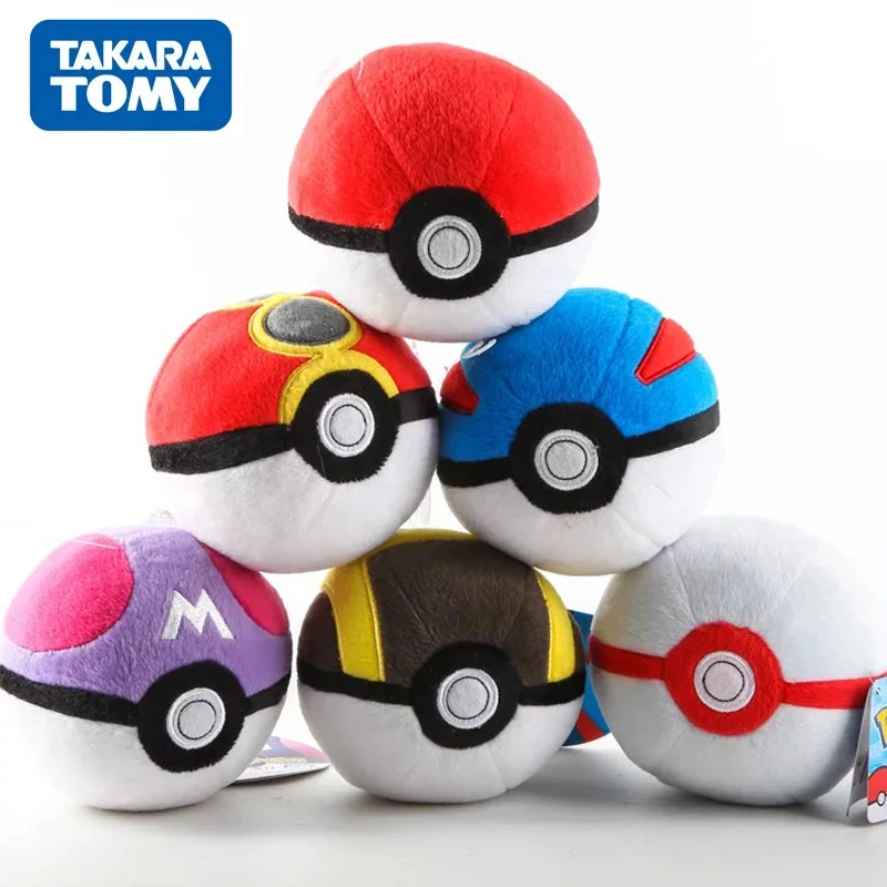 TAKARA Pokemon Pokeball высококачественные милые аниме плюшевые игрушки Мультяшные мягкие